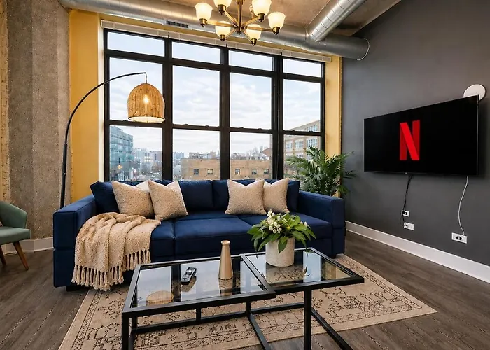 Appartamento Mccormick Place Stylish Corner With Optional Parking And Gym Access Sleep 6 In South Loop